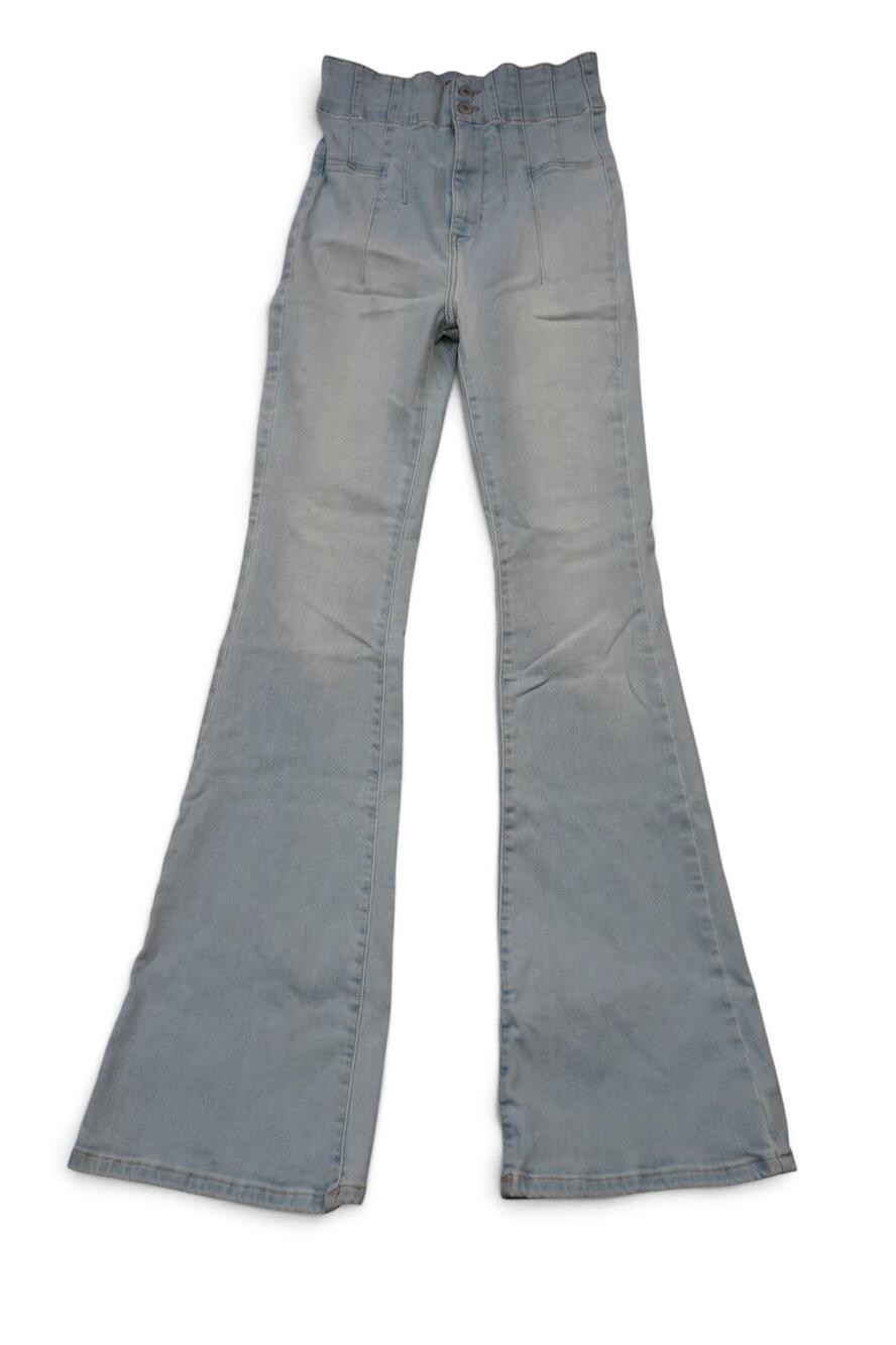 WE THE FREE PEOPLE Jayde Flare Jeans 24x32 High Rise Denim Bell Bottom Boho